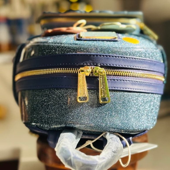 Disney Stained Glass Princess Backpack with Pink Bow - Picture 8 of 10